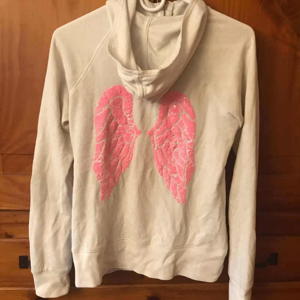 Victoria’s Secret angel zip up hoodie